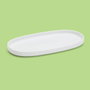 Avet Fuente Oval Elipse White 30x15 cm (3 Unidades)